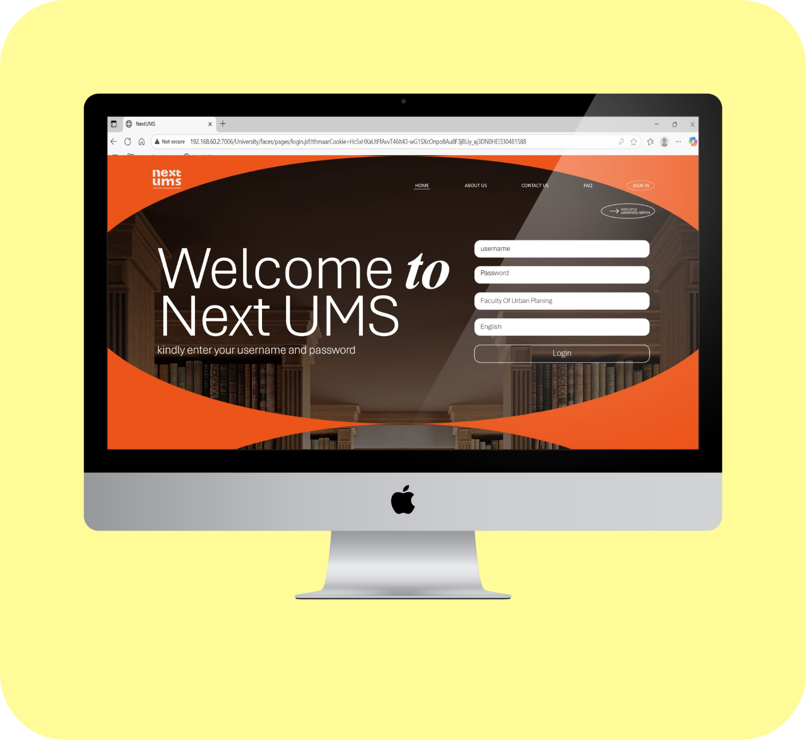 Core system administration interface